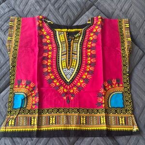 Vibrant Dashiki Top